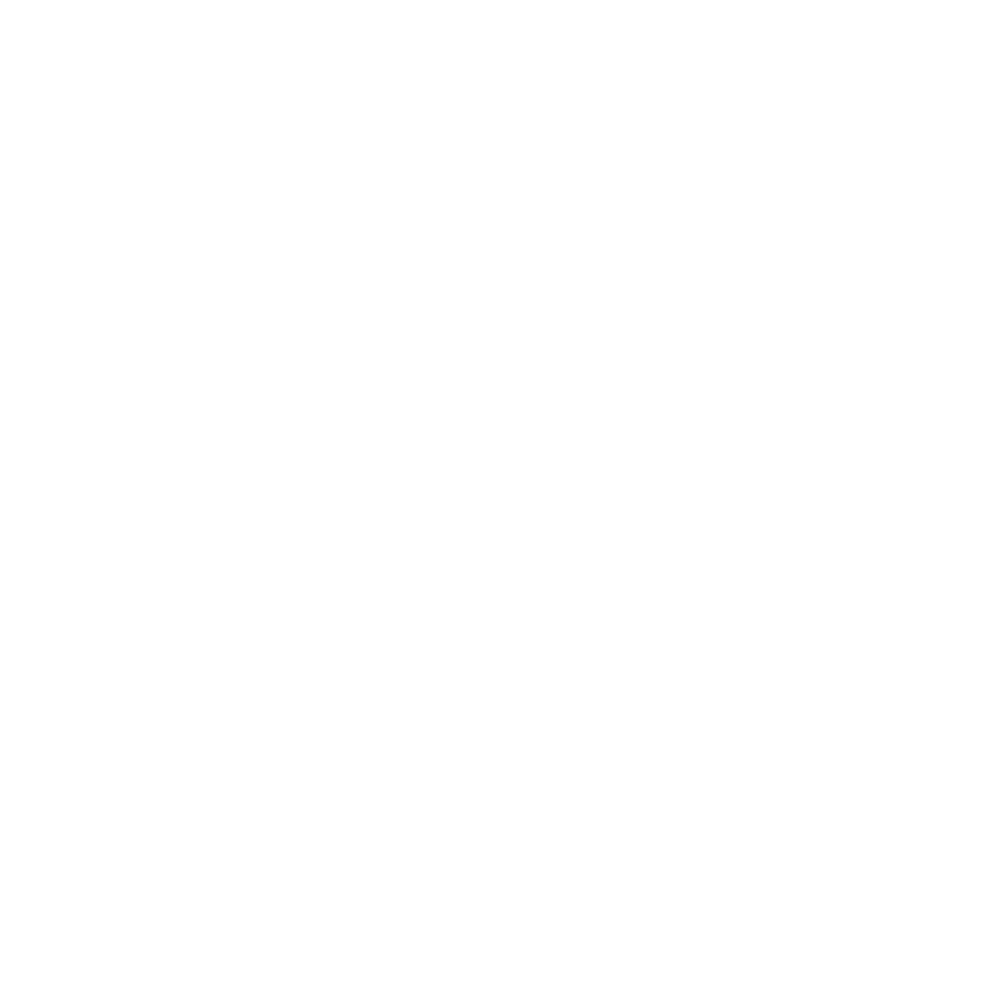 Witte pictogram van een locatie pin